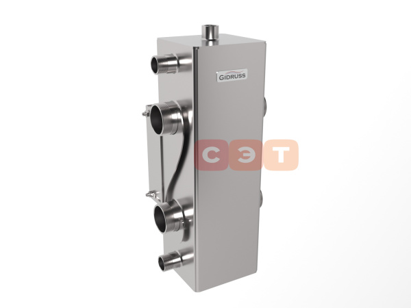 Гидравлический разделитель из нерж. стали GRSS- 150-40   (150 кВт, вход G 1 1/2'', выход G 1 1/2'', м.р.=250мм)